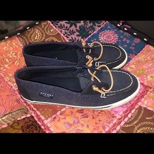 Navy Blue Sperrys